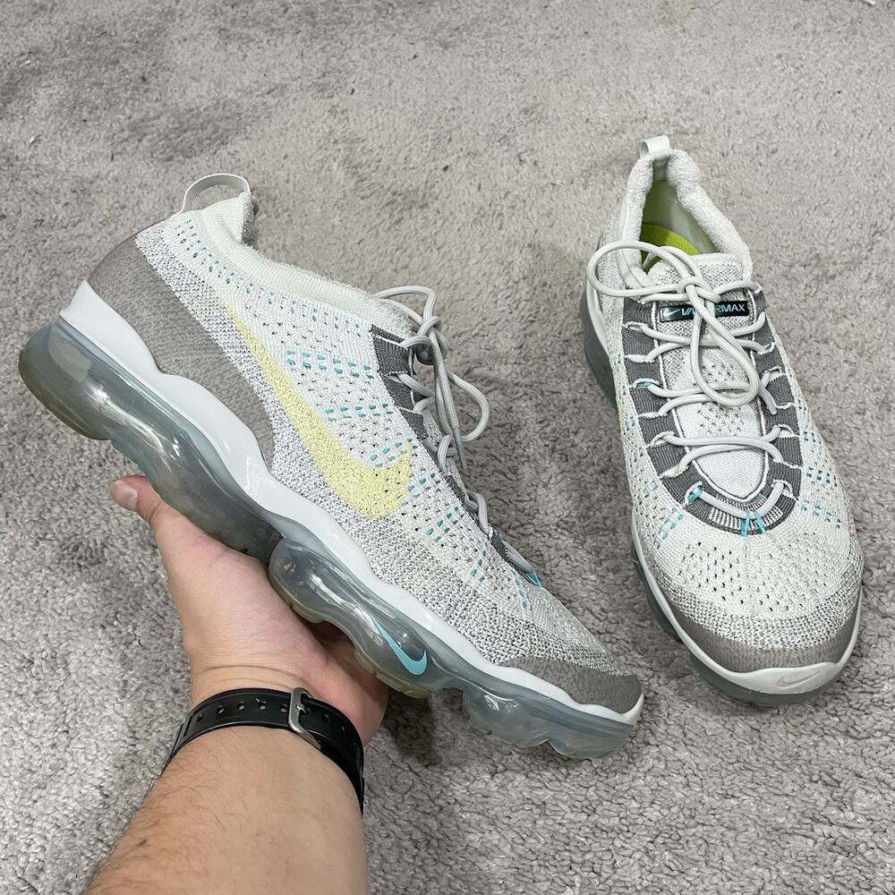 Nike Vapormax 2023 FK Flyknit Mens Size 12 Photon Dust Lime DV1678-011